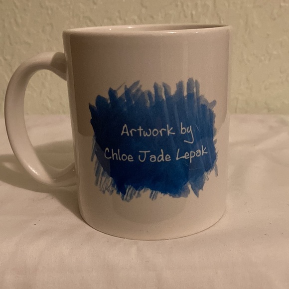 Chloe jade lepak artwork 11oz mug   inkjet mug Artist Sketch Bohemian lady - Picture 2 of 4